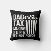 パパ税の毒でないことを確かめおもしろいる クッション (正面)