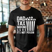 パパ税の毒でないことを確かめおもしろいる Tシャツ