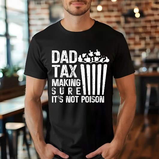 パパ税の毒でないことを確かめおもしろいる Tシャツ