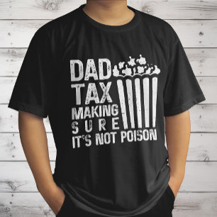 パパ税の毒でないことを確かめおもしろいる Tシャツ