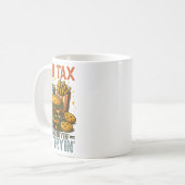 パパ税もしImの買ImはJuのおもしろいパパ4th コーヒーマグカップ (正面左)