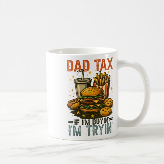パパ税もしImの買ImはJuのおもしろいパパ4th コーヒーマグカップ (右)