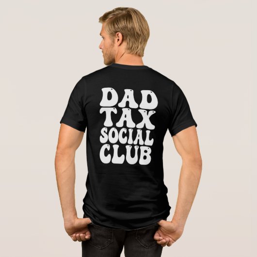 パパ税ソーシャルクラブ トライブレンドTシャツ (裏面全面)