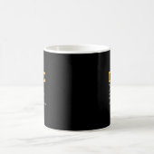 パパ税定義おもしろい男性父の日レトロ1 コーヒーマグカップ (中央)