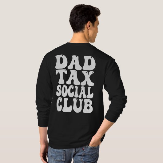 パパ税金ソーシャルクラブ Tシャツ (裏面フル)