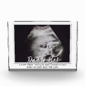 パパ第1父の日の超音波写真ブロック フォトブロック (正面)