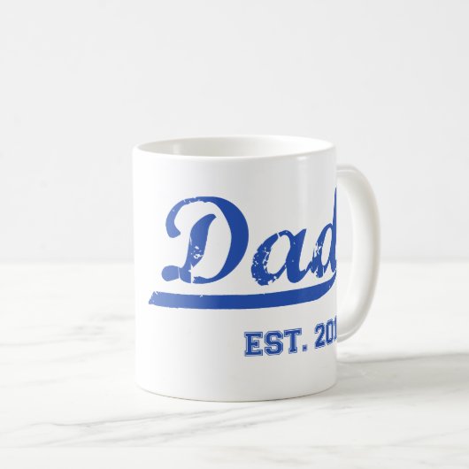 パパ米国東部標準時刻。 2013人の新しいお父さんのベビーの父の日のギフト コーヒーマグカップ (正面右)