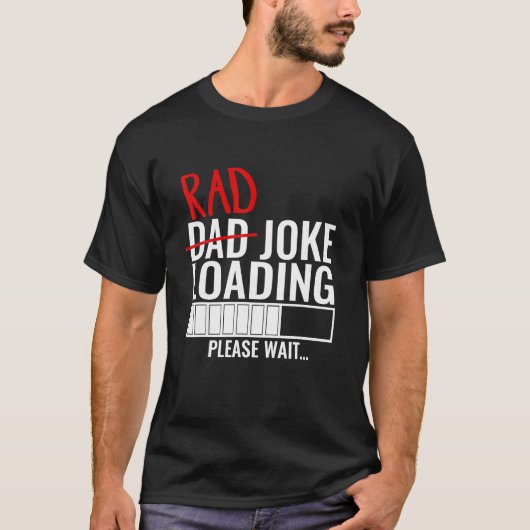 パパ素晴らしいジョーク読み込みおもしろいお待ちDa Tシャツ (正面)