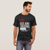 パパ素晴らしいジョーク読み込みおもしろいお待ちDa Tシャツ (正面フル)