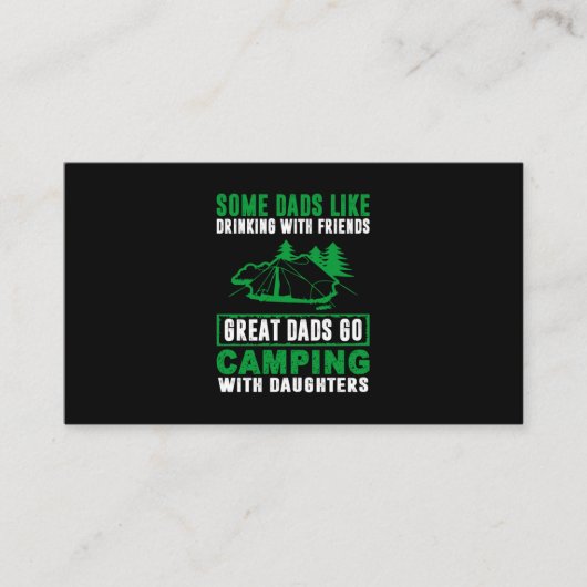 パパ素晴らしが娘たちとキャンプ 名刺 (正面)