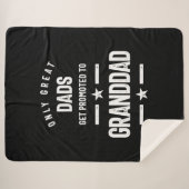 パパ素晴らしだけが祖父に昇進する |グランドファ シェルパブランケット (正面(横))