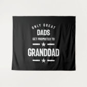 パパ素晴らしだけが祖父に昇進する |グランドファ タペストリー (正面(横))