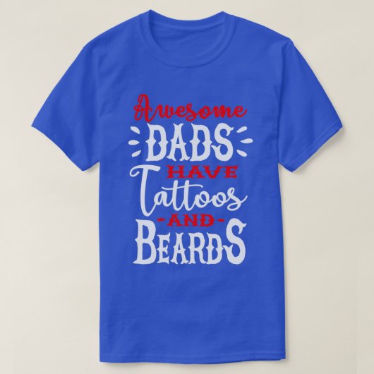 パパ素晴らしには刺青と顎骨2がある Tシャツ (デザイン正面)
