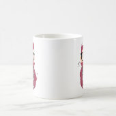 パパ素晴らしには刺青や顎骨がある コーヒーマグカップ (中央)