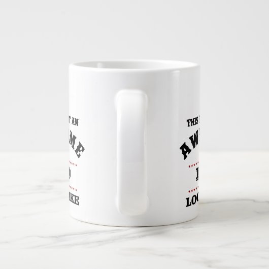 パパ素晴らしのお父様 ジャンボコーヒーマグカップ (裏面)