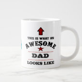 パパ素晴らしのお父様 ジャンボコーヒーマグカップ (右)