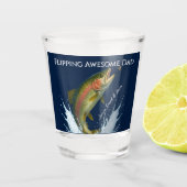 パパ素晴らしの子の名前の反転 ショットグラス (正面)