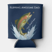 パパ素晴らしの子の名前の反転 缶クーラー (正面)