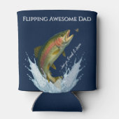 パパ素晴らしの子の名前の反転 缶クーラー (裏面)