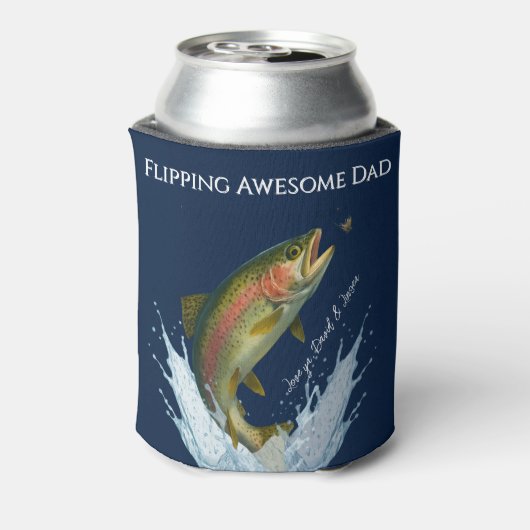 パパ素晴らしの子の名前の反転 缶クーラー (缶裏面)