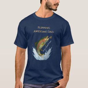 パパ素晴らしの子の名前の反転 Tシャツ