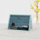 パパ素晴らしの父の日のカード カード (黄色い花)