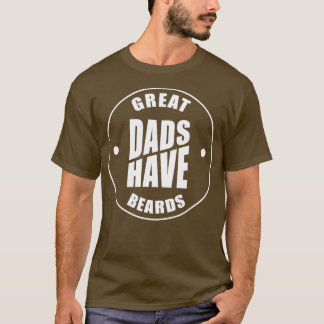 パパ素晴らしはあごひげおもしろいパパグラフィック Tシャツ
