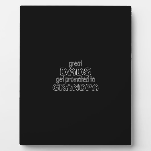 パパ素晴らしはおじいさんに昇進する フォトプラーク (正面)
