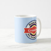 パパ素晴らしはおじいちゃんに昇進する コーヒーマグカップ (正面右)