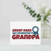 パパ素晴らしはおじいちゃんに昇進 ポストカード (スタンド正面)