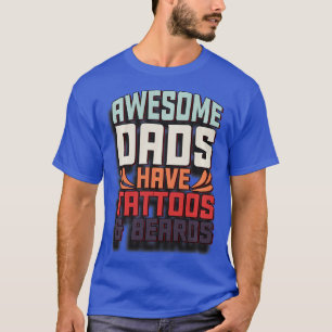 パパ素晴らしは父親の日にビーおもしろいドを持つ Tシャツ