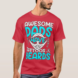 パパ素晴らしは父親の日にビーおもしろいドを持つ Tシャツ