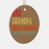 パパ素晴らしグランパIよ保り良くなる セラミックオーナメント (右)