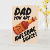 パパ素晴らしソース誕生日グリーティングカード カード (黄色い花)