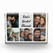 パパ素晴らしモーメント写真ブロック フォトブロック (正面)