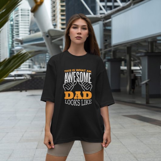 パパ素晴らし引用文Tシャツデザイン Tシャツ