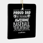 パパ素晴らし野球選手 セラミックオーナメント (右)