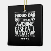 パパ素晴らし野球選手 セラミックオーナメント (左)