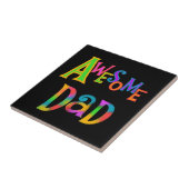 パパ素晴らしTシャツとギフト タイル (側面)