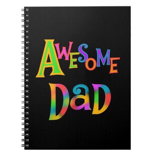 パパ素晴らしTシャツとギフト ノートブック (正面)