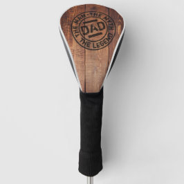 パパ素朴男の神話レジェンドウッドパイログラフィー ゴルフヘッドカバー