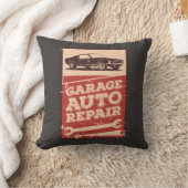 パパ自動車車庫サービス クッション (ブランケット)