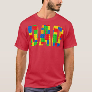 パパ親ブリックマスタービルダー建物ブロックSe Tシャツ