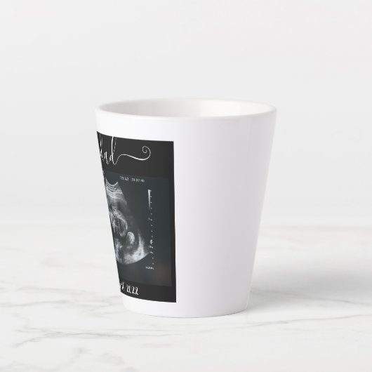 パパ設定2022超音波写真 カフェラテマグ (正面)