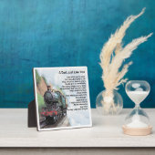 パパ詩プラーク – 列車デザイン フォトプラーク (インサイチュ)