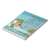 パパ詩 – 魚釣りデザイン ノートパッド (回転)