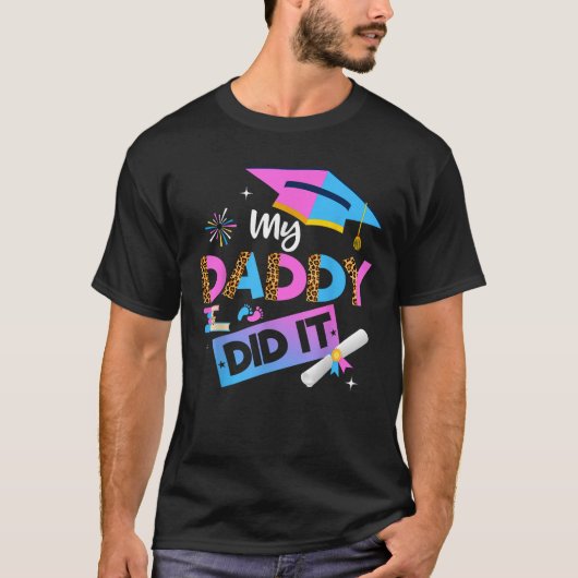 パパ誇りを持ったの子 Tシャツ (正面)