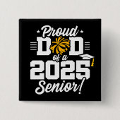 パパ誇りを持ったチアリーダー2025応援シニア 缶バッジ (正面)