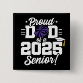 パパ誇りを持ったチアリーダー2025応援シニア 缶バッジ (正面)