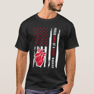 パパ誇りを持ったハート戦士チャド認識度 Tシャツ
